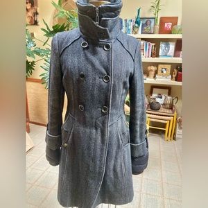 Stylish Tweed Coat With Detachable Puffer Collar and Cuff. LOVE❣️😍